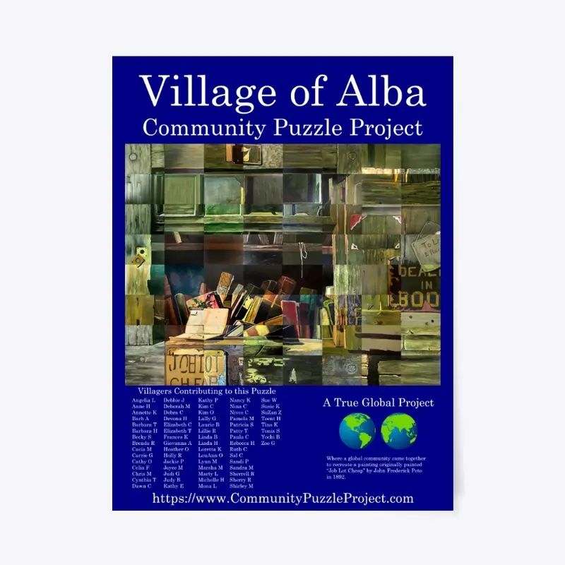 Dk Poster Village of Alba Puzzle Project