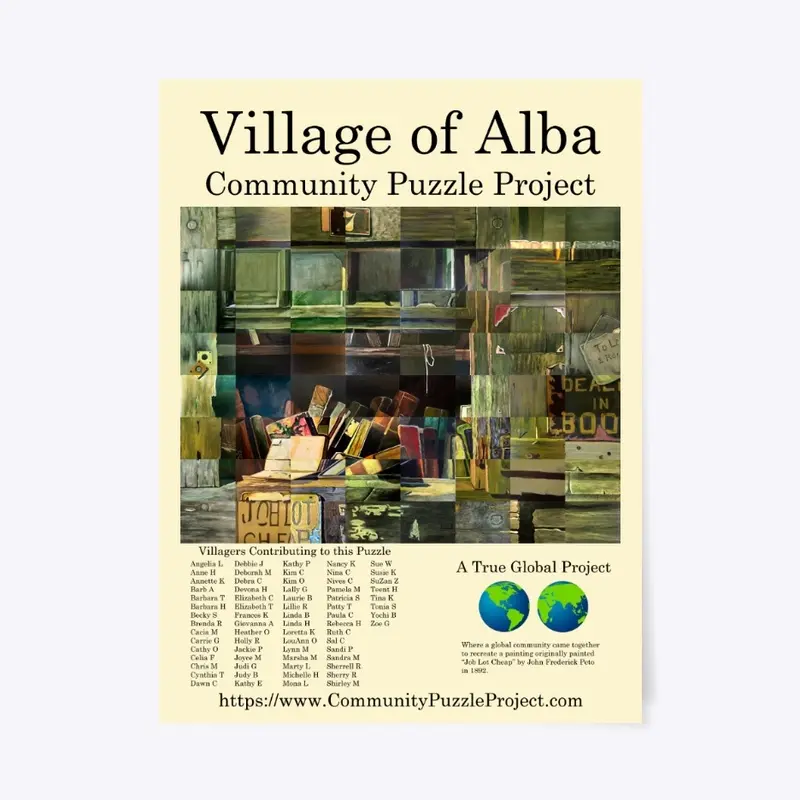 Poster Village of Alba Puzzle Project